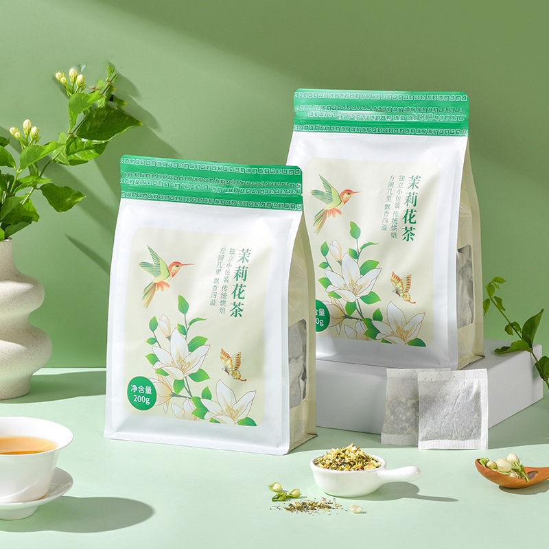 茉莉花茶绿茶包浓香型袋装飘香袋泡花草茶叶冷泡独立小包装240g