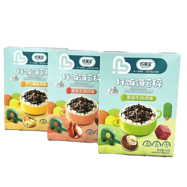 闻闻母婴 巧*莱*宝拌饭海苔40g/盒