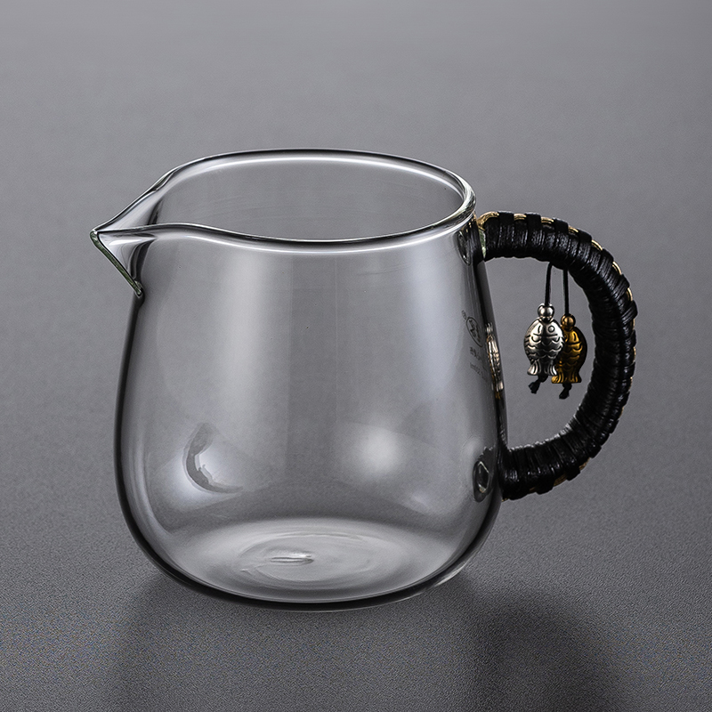 公道杯玻璃耐热分茶公杯茶漏一体过滤套装泡茶分茶器功夫茶具茶海