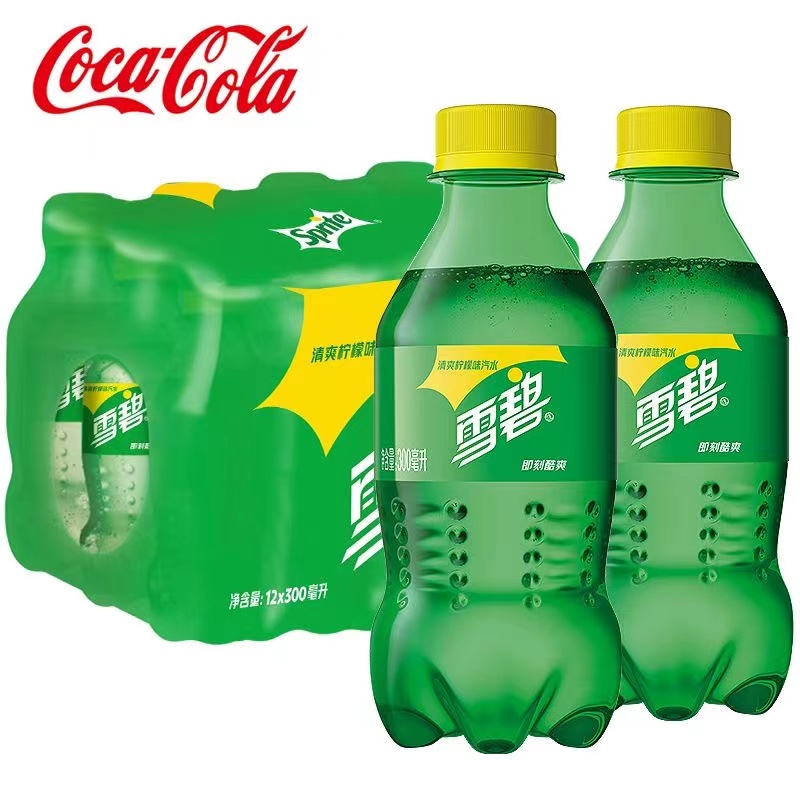 雪碧小瓶装柠檬味碳酸饮料300ml
