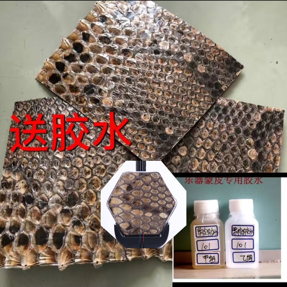 二胡皮二胡蟒蛇皮琴皮二胡皮蟒皮高胡三弦蒙皮