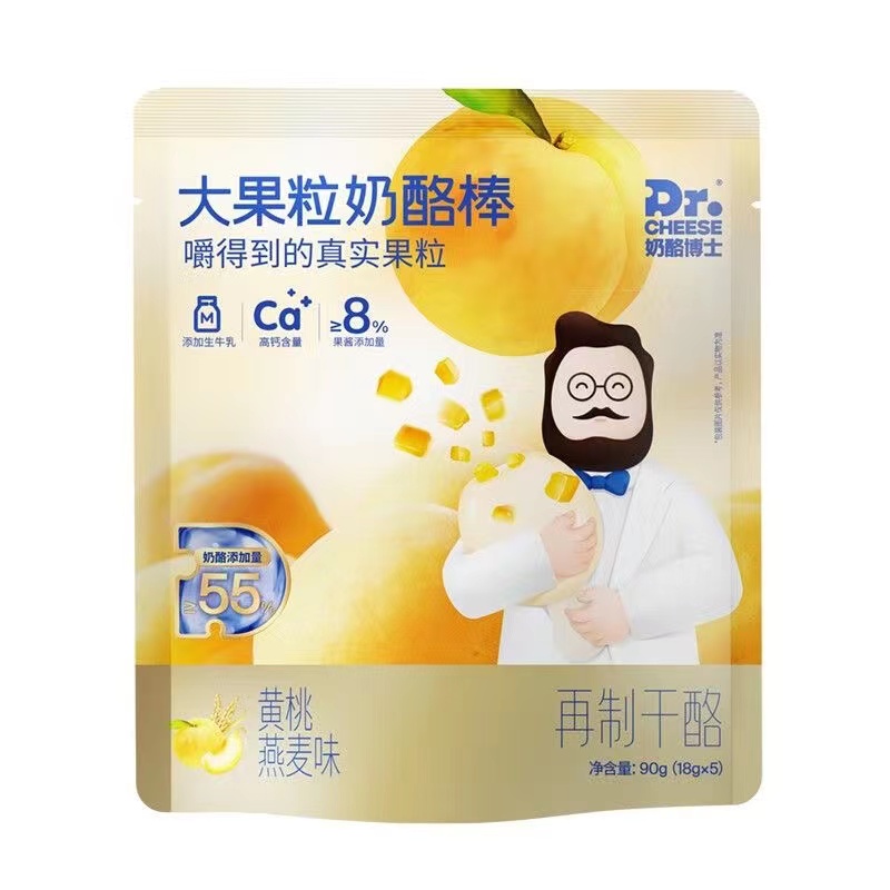 博士-大果粒奶酪棒净含量5只装