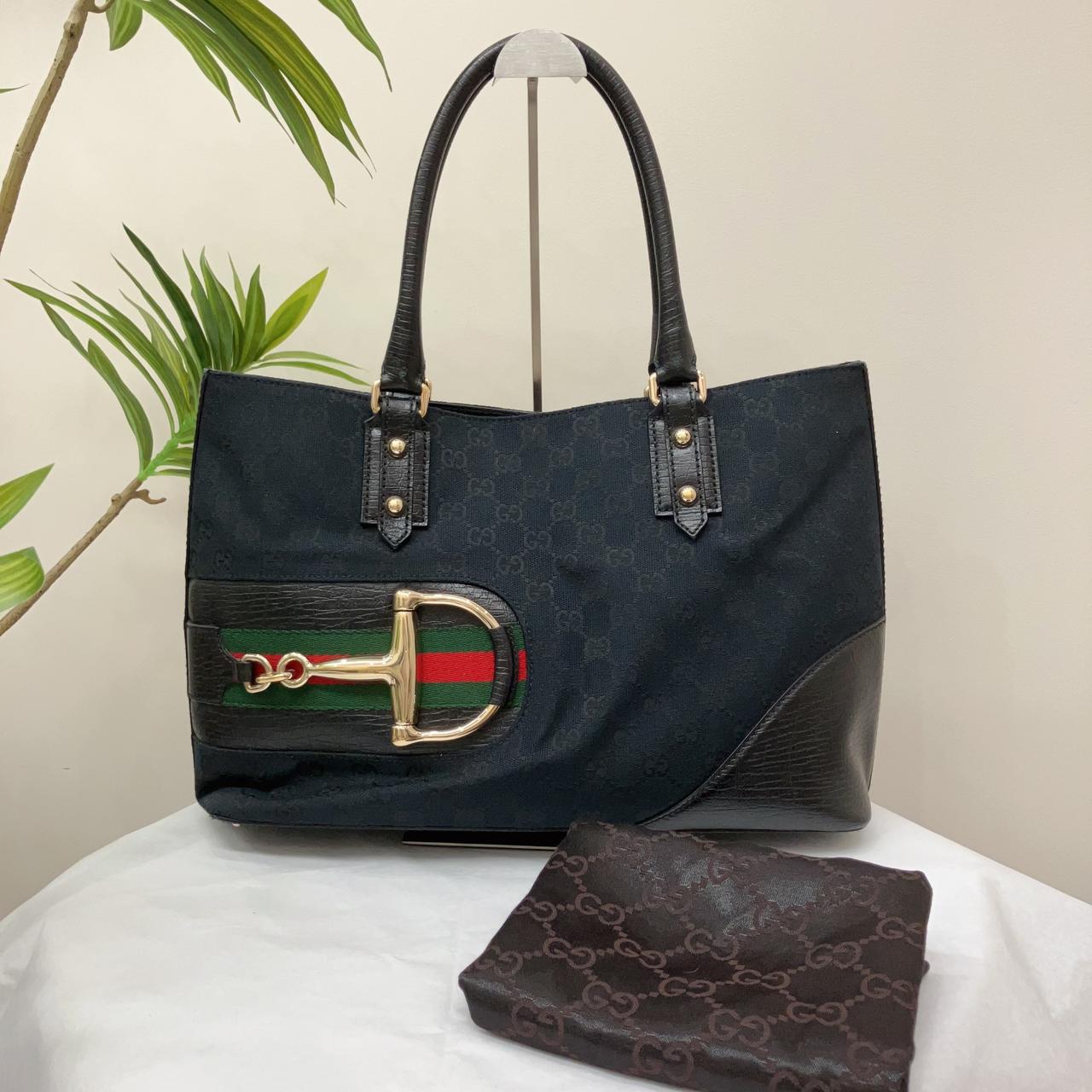 95新 GUCCI/古驰 Wos古驰黑色手提包/30441767