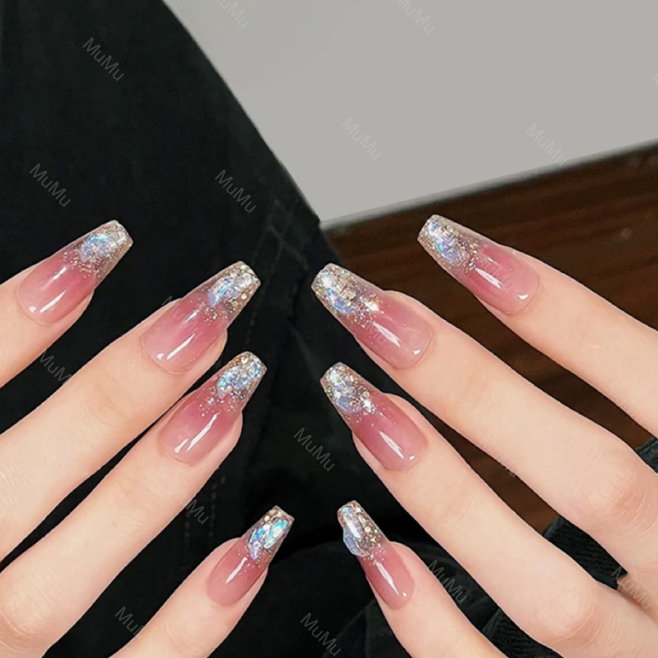 MuMu NAIL【多肉葡萄】手工光疗穿戴甲 气质纯欲紫色葡萄色甲片