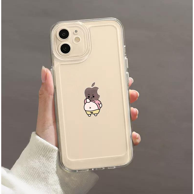 手势火柴人苹果15手机壳iPhone13/14promax新款12/11趣味xr网红8p