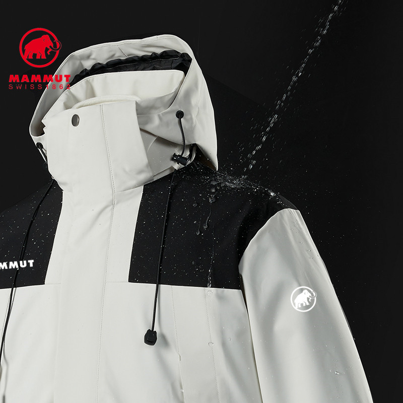 MAMMUT/猛犸象三合一冲锋衣保暖男防风防水加绒加厚冬季新款外套