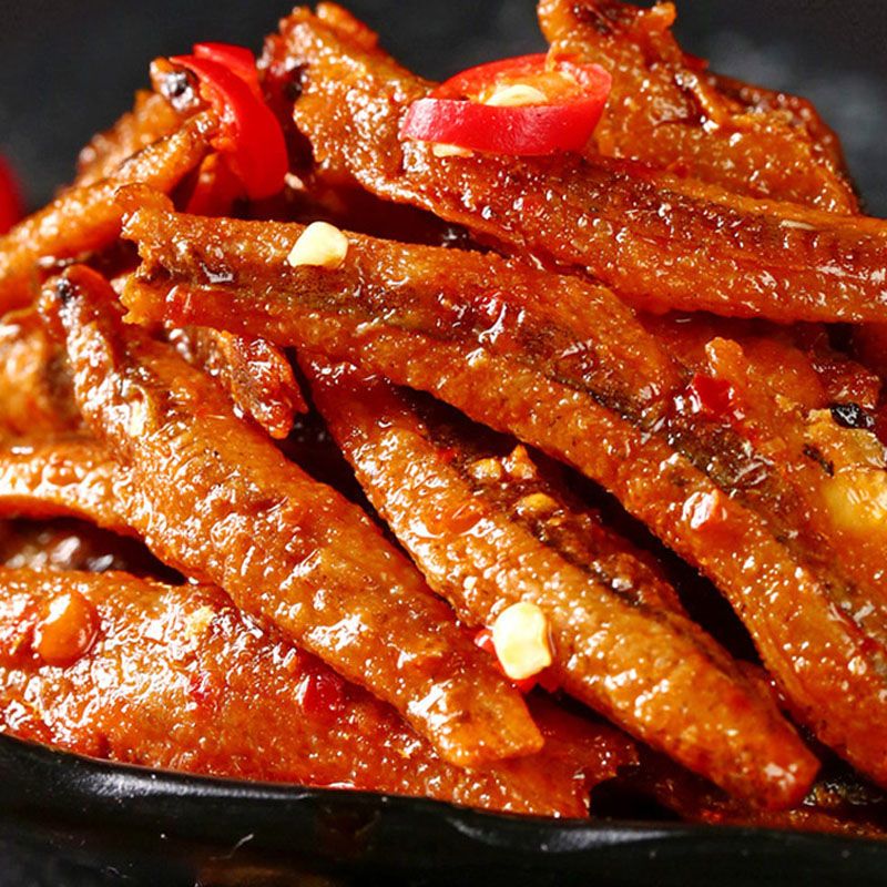【与辉|同行】咸鱼酒糟鱼皮100包香辣鱼仔下饭菜零食小吃鱼干营养麻