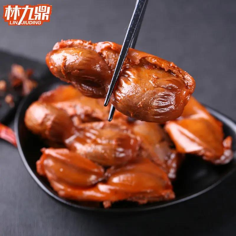 卤味香辣鸭胗独立包装酱香鸭肫熟食鸭胗休闲鸭肉类小吃零食工厂-2