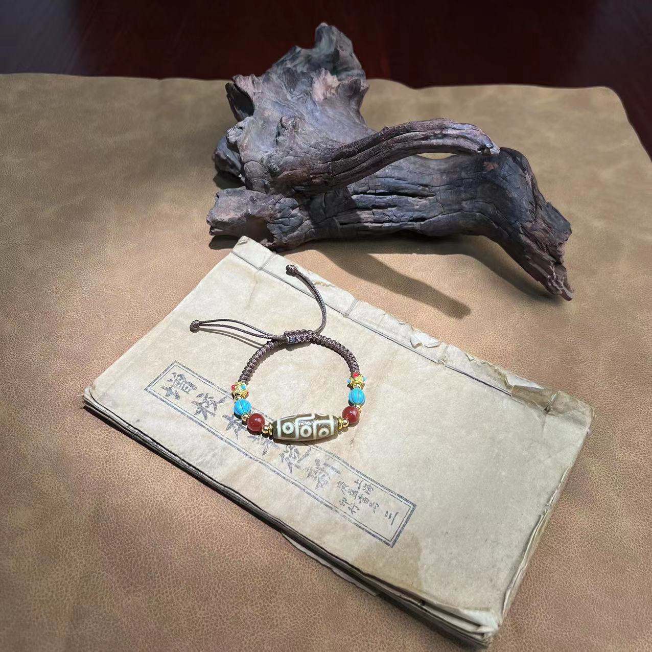 九眼小天手编绳单圈手串@@016002