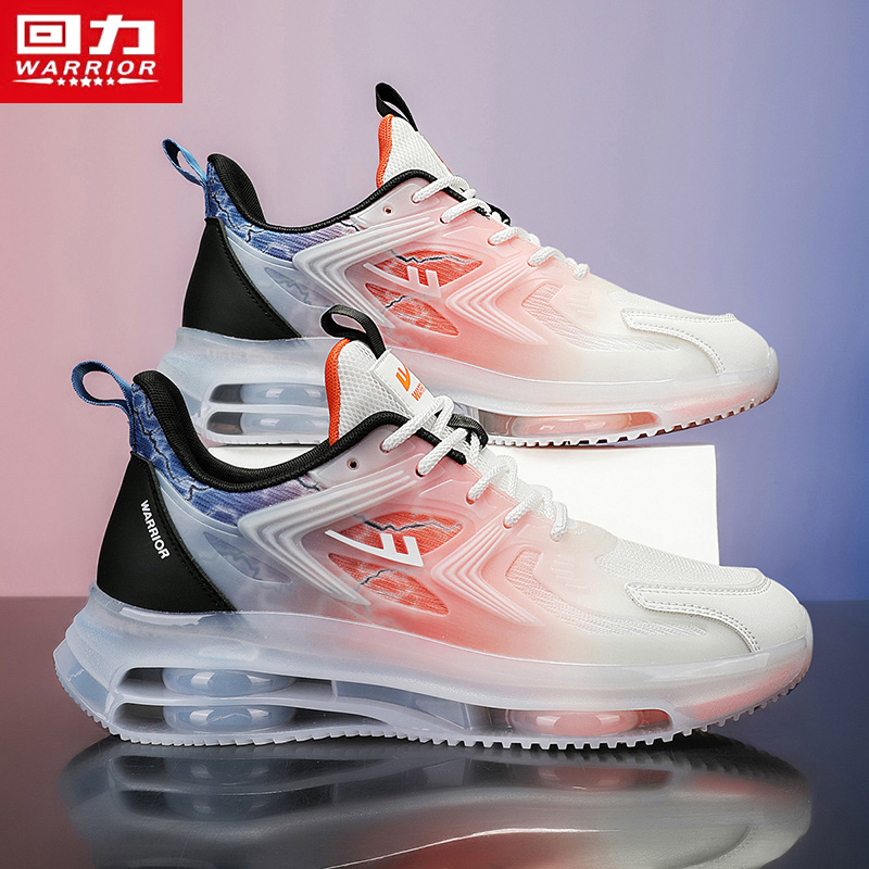 回力男鞋2024新款春季网面透气运动休闲跑步厚底气垫椰子老爹潮鞋