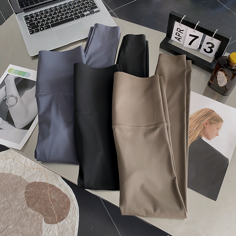 微弹收腹修身显瘦无痕纯色塑身裤修身显瘦百搭长裤爆款