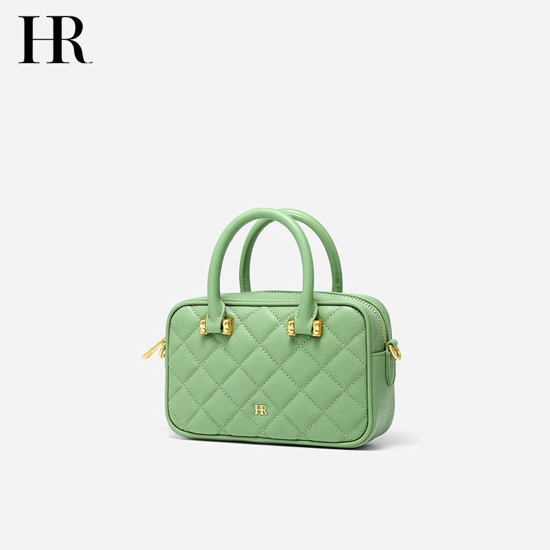 【薄荷曼波】HR赫莲娜女包春夏菱格迷你手提包小众百搭轻奢品牌包包
