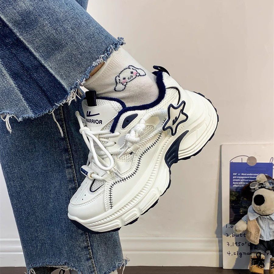 Warrior/回力回力女鞋星星春秋2026新款百搭原创休闲运动老爹鞋女商品图