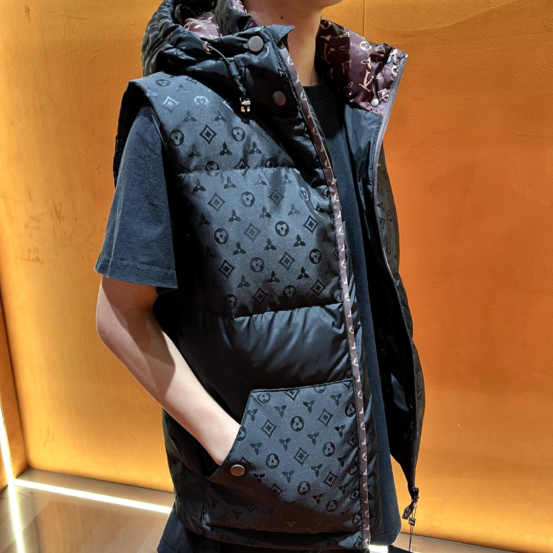 【罗哥生活 2】秋冬羽绒马甲 轻奢男女同款马甲 C002连帽户外