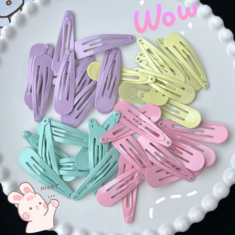 奶油糖果色bb夹韩国ins风简约基础发饰甜妹发