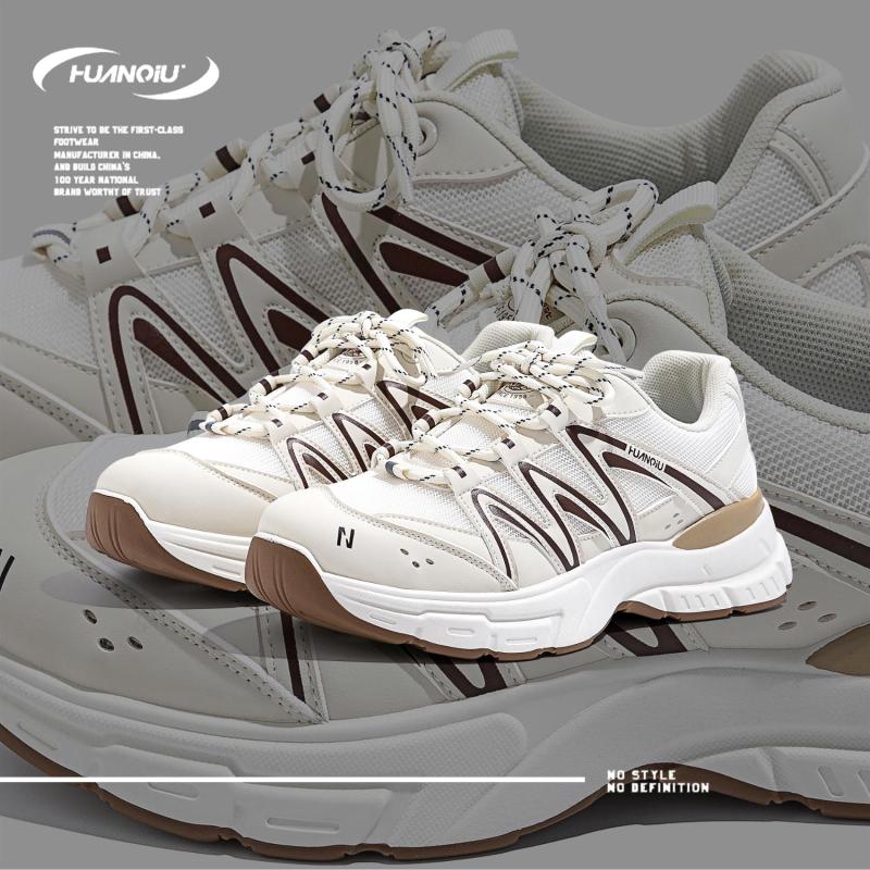 环球潮牌老爹鞋秋鞋2023新款秋季网面透气厚底鞋子男休闲运动鞋男