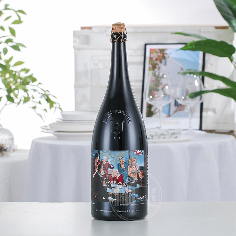 比利时圣伯纳纪念啤酒1.5L装2023大瓶装修道院啤酒浓度