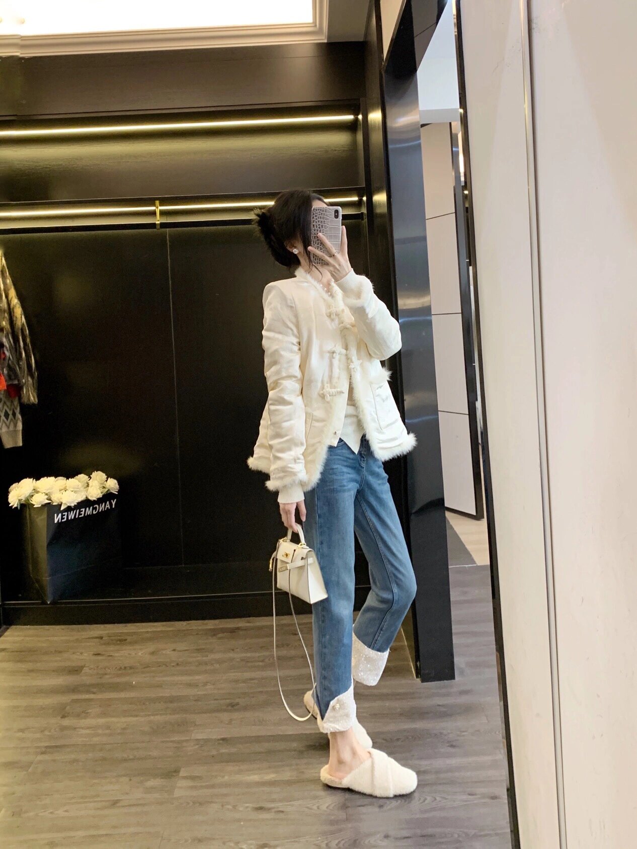 新中式国风盘扣棉服女冬季新款外套套装