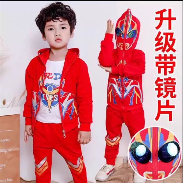 万圣节服装赛罗奥特曼衣服男童秋季男孩儿童春秋套装迪迦泽塔欧布