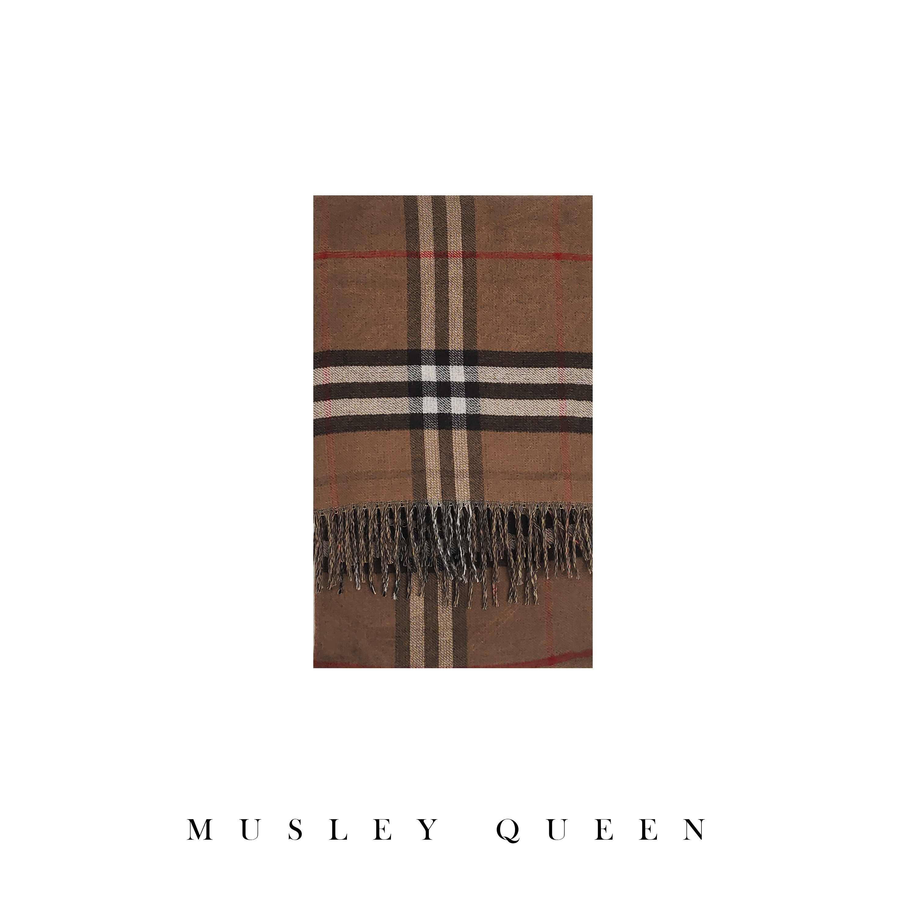 MusleyQueen轻奢高定时尚羊绒混纺长款围巾YM65-23207