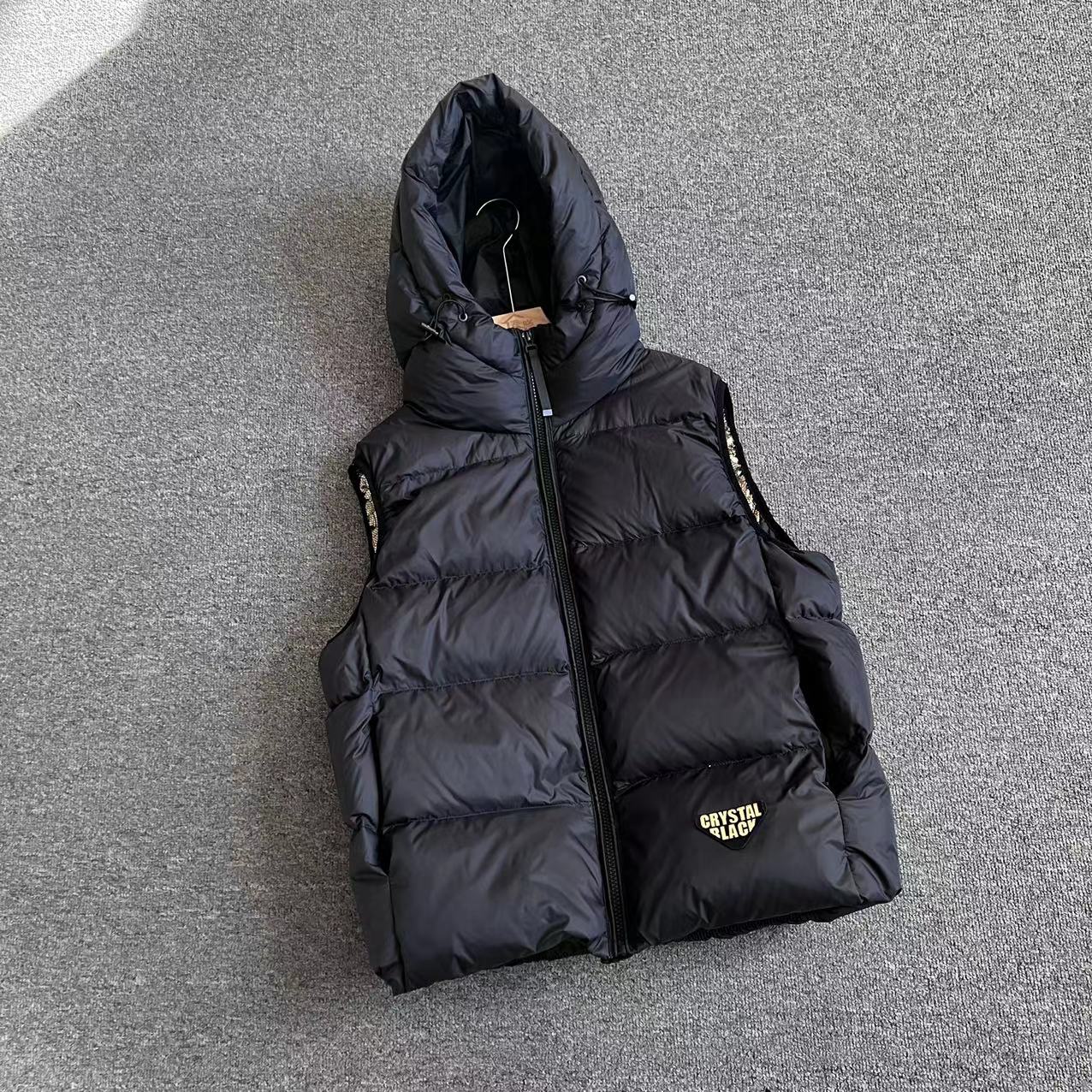 【春晓推荐】马甲黑色金标男女同款90马甲外套-，黑科技高品质