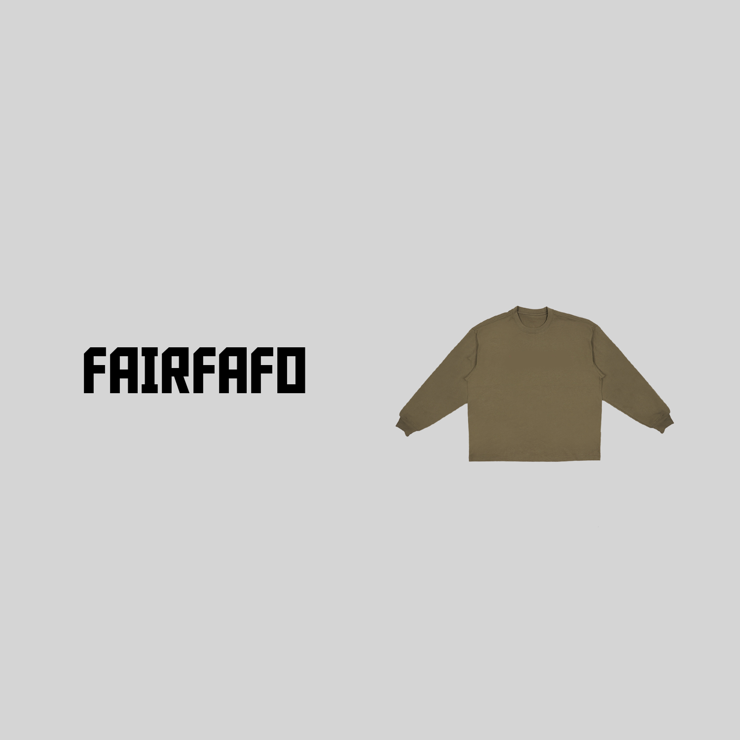 林肉肉【圆领字母基础长袖】CXSS31040灰咖上衣时尚休闲热力感穿搭