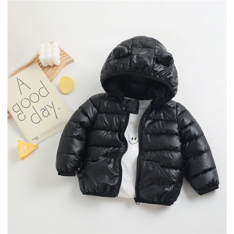 巴拉恩婴儿冬季羽绒服0一1岁女宝宝2小男孩可爱外套3儿童4轻薄
