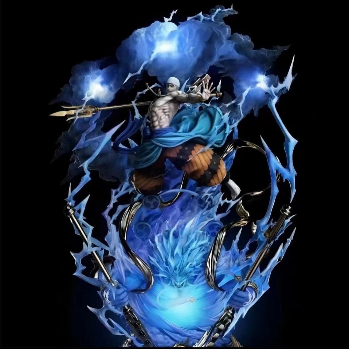 海贼王 雷神艾尼路 带彩盒 手办模玩