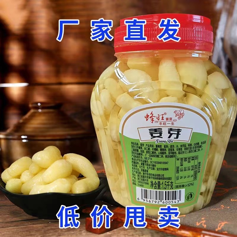 新鲜酸甜嫩姜芽嫩姜仔酱腌菜姜笋糖醋开胃泡菜特产下饭菜500 克装