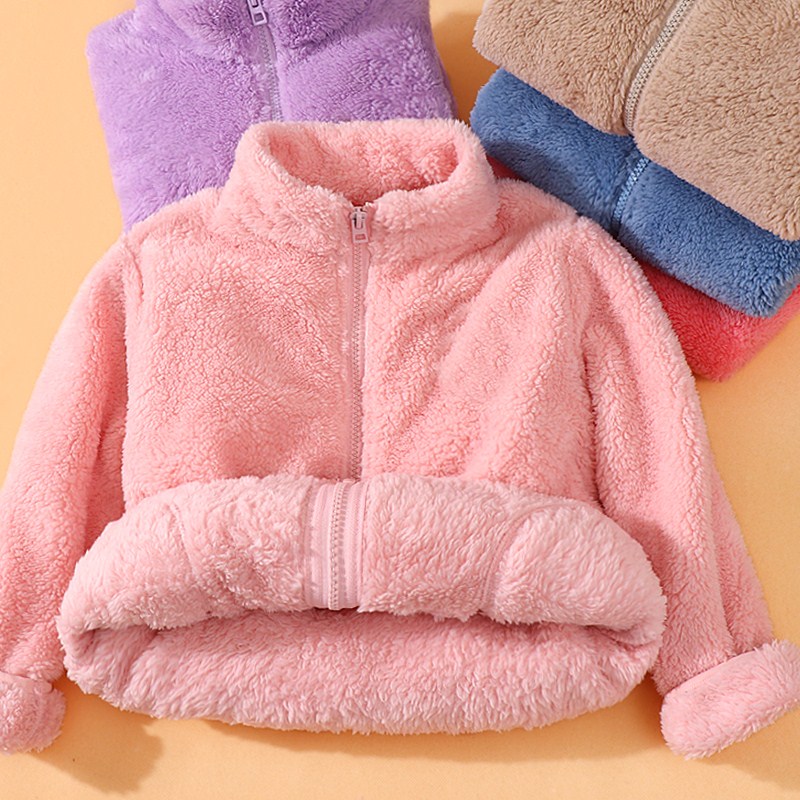 校服神器棉衣内胆初中生青少年男女童儿童摇粒绒抓绒内穿搭上衣冬