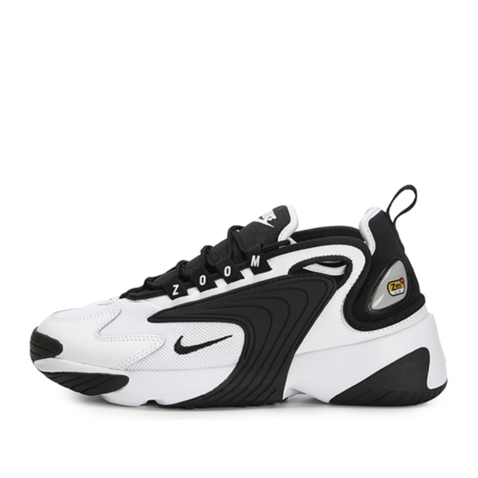 Nike/耐克 Zoom 2K女款黑白熊猫复古低帮潮流跑步鞋AO0354-100