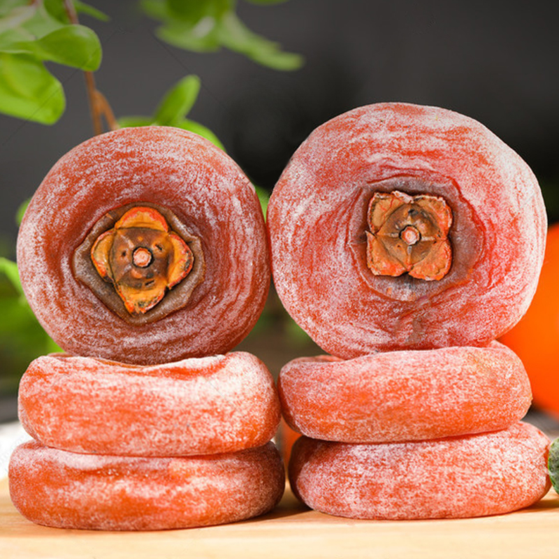 广西柿饼传统柿饼农家流心霜降恭城月柿新鲜香甜好吃即食美味小包