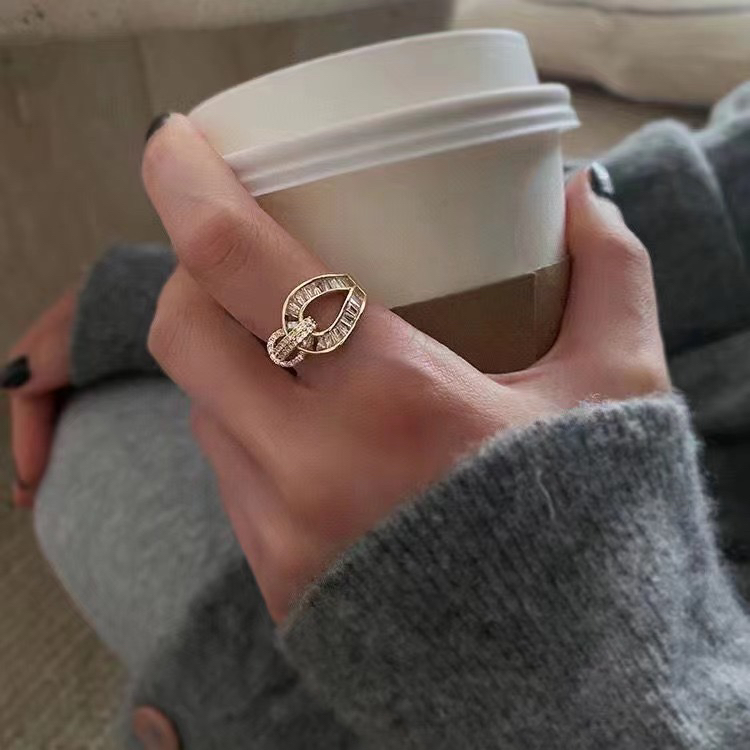 铜合金戒指 2056时尚小香风戒指