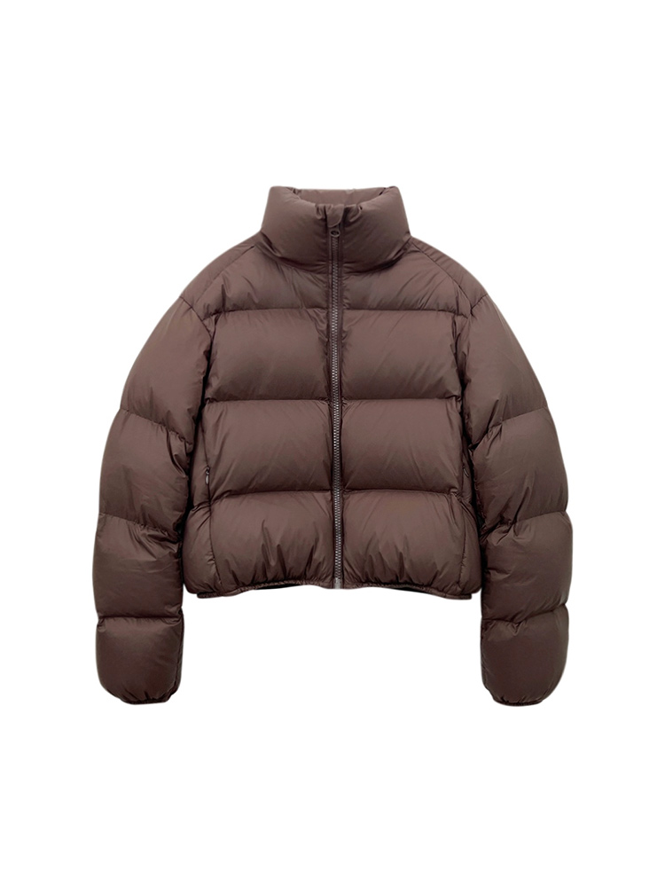 GIVE.TAD欧版短款白鸭绒女肯豆新款加厚面包服简约小个子外套