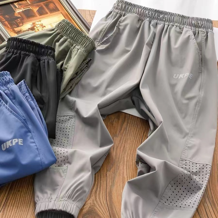 男童速干裤夏季新款2024儿童薄款弹力运动裤中大童防蚊裤空调裤