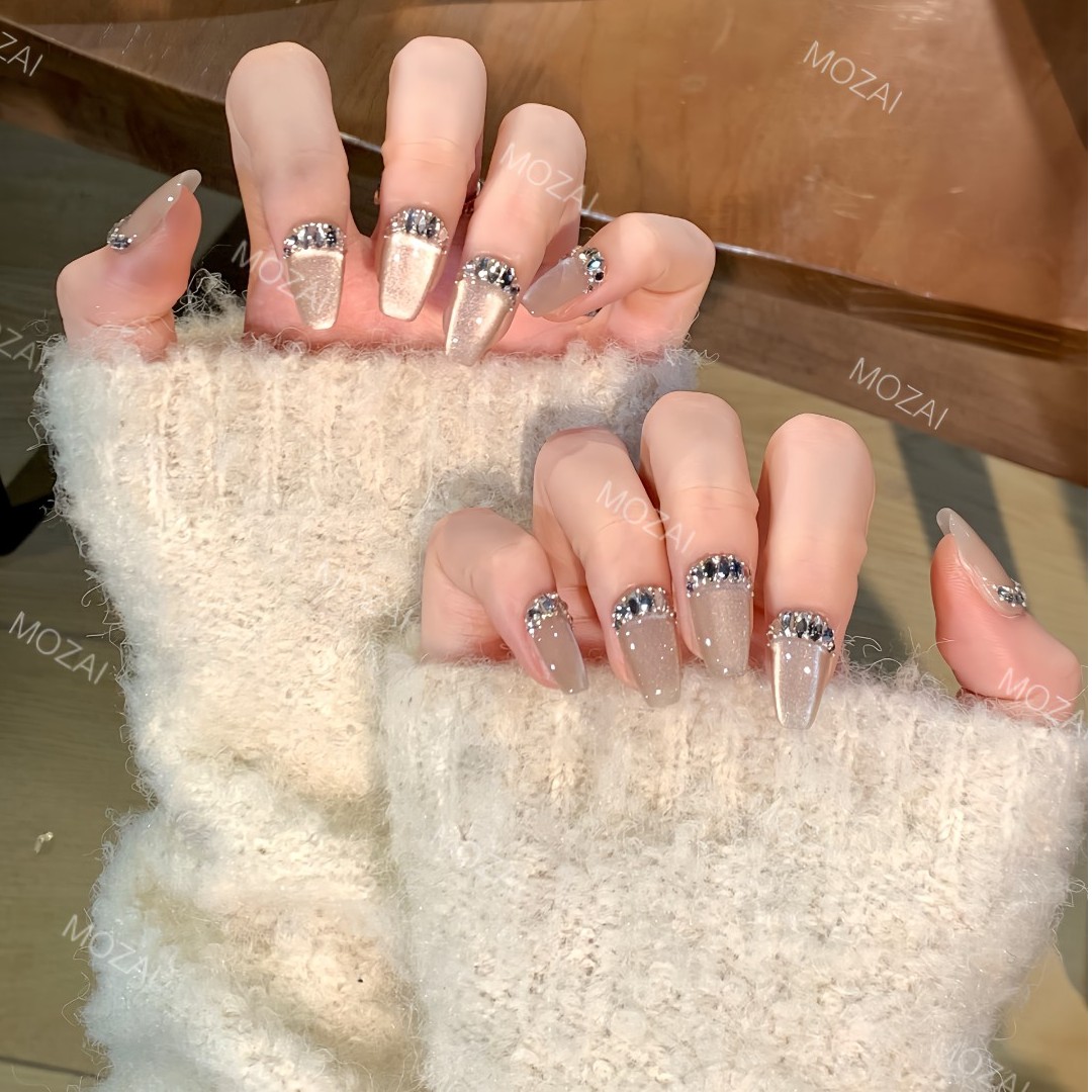 【冷萃】茉哉纯手工定制美甲可拆卸穿戴甲A1552/A1553