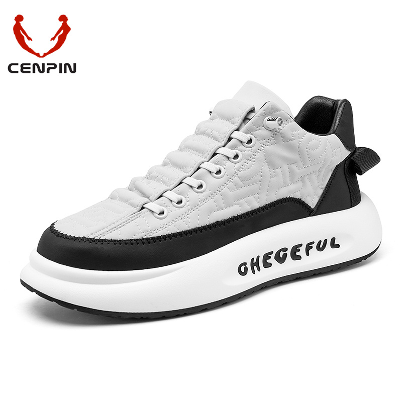 CENPIN/诚品男鞋透气厚底阿甘跑步鞋男高级感运动老爹ins潮鞋防滑