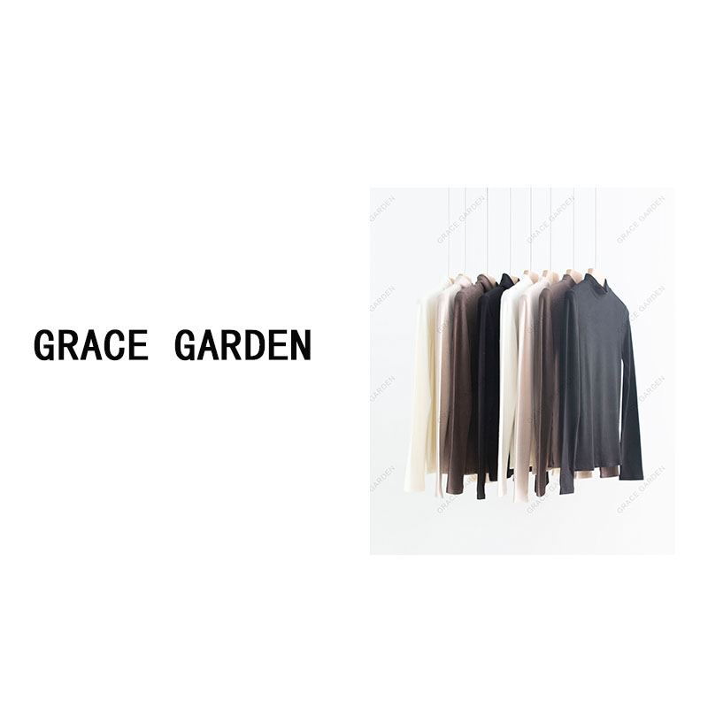 GRACE GARDEN【发热衣系列！】热力感磨毛高领自发热打底T恤NT3J1352