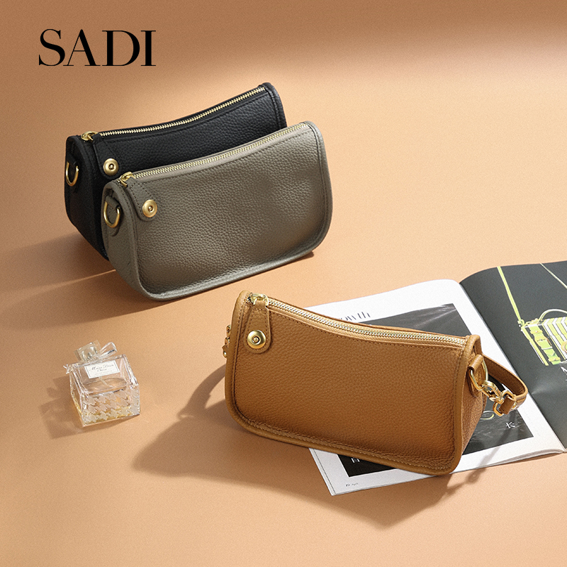 【小宛姐专属】SADI萨迪时尚休闲百搭女士复古法棍包麻将包SDX20144