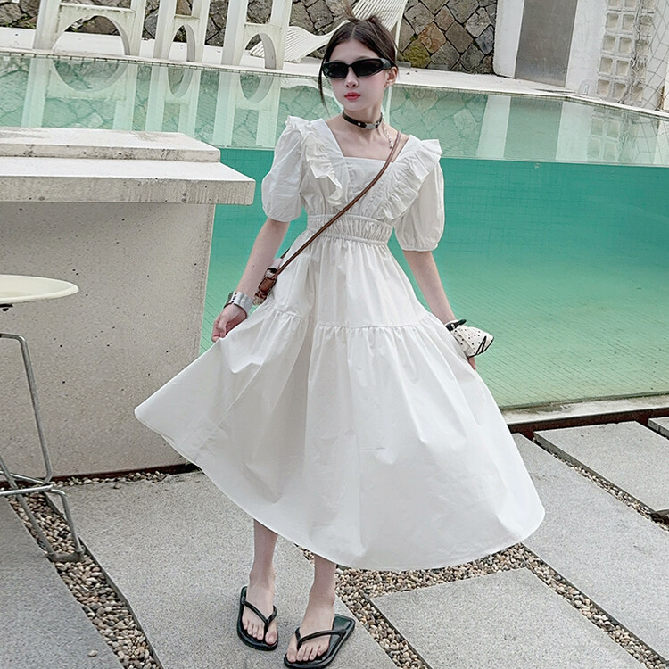 女童连衣裙夏季2024夏装新款大儿童公主裙夏天小孩高级感裙子洋气