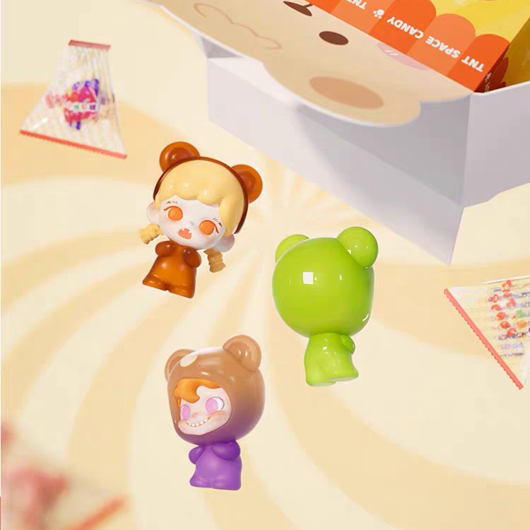 小熊软糖MINI萌粒盲袋捣蛋日记原色异色电镀