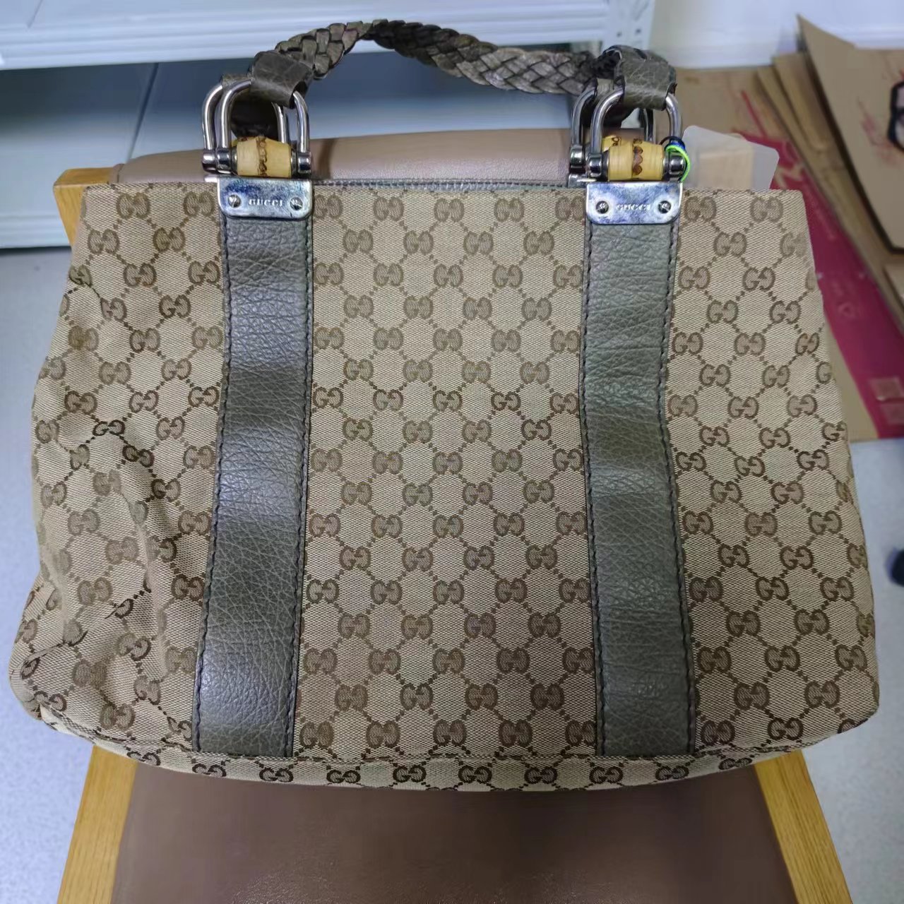 95新  【桔夕天歌】B10 GUCCI 单肩手提包