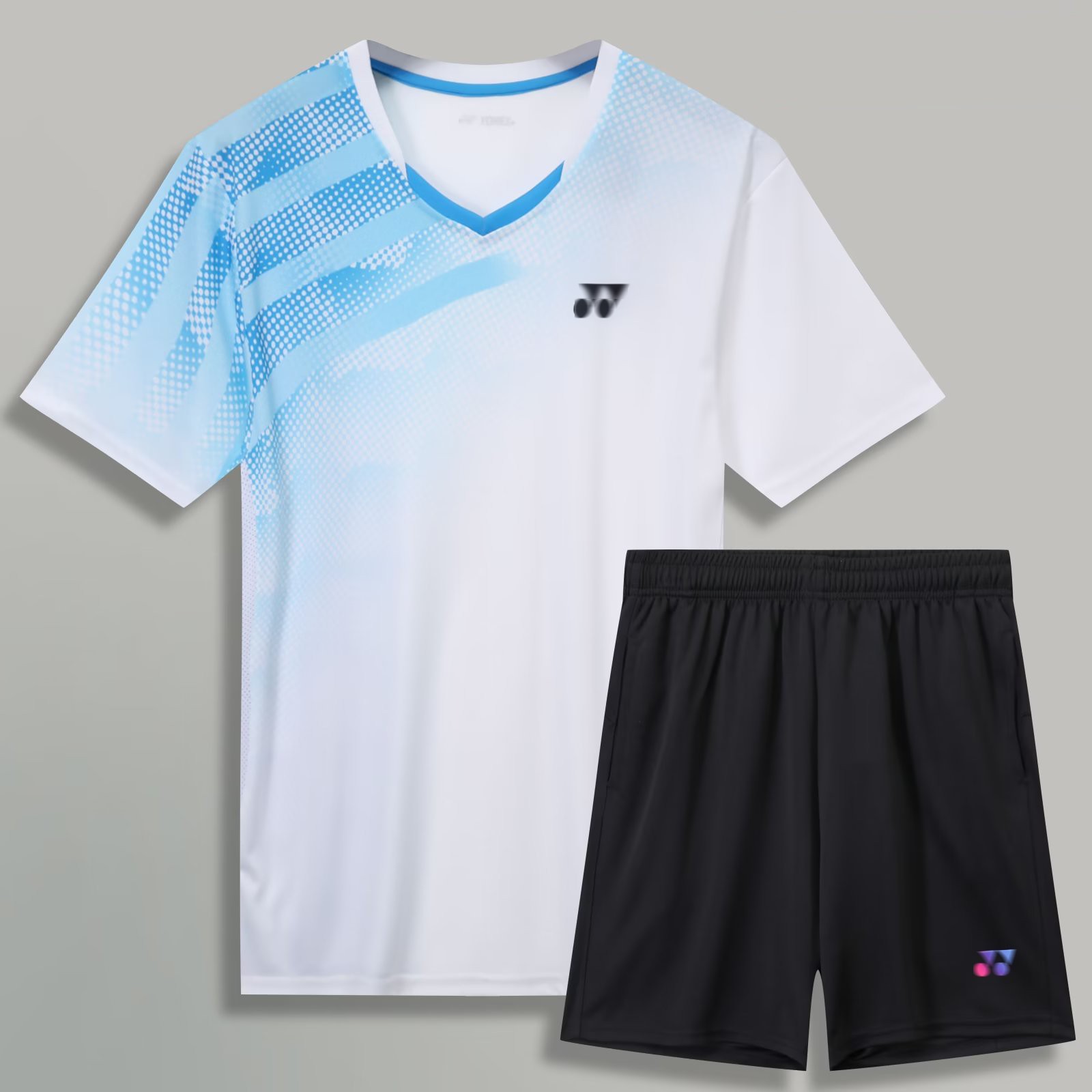 2023新款yy羽毛球服男士速干短袖运动服上衣女裤比赛队服团队定制