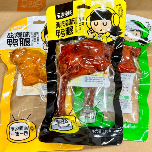 宅剧食袋大鸭腿110g 日期至2025年7月