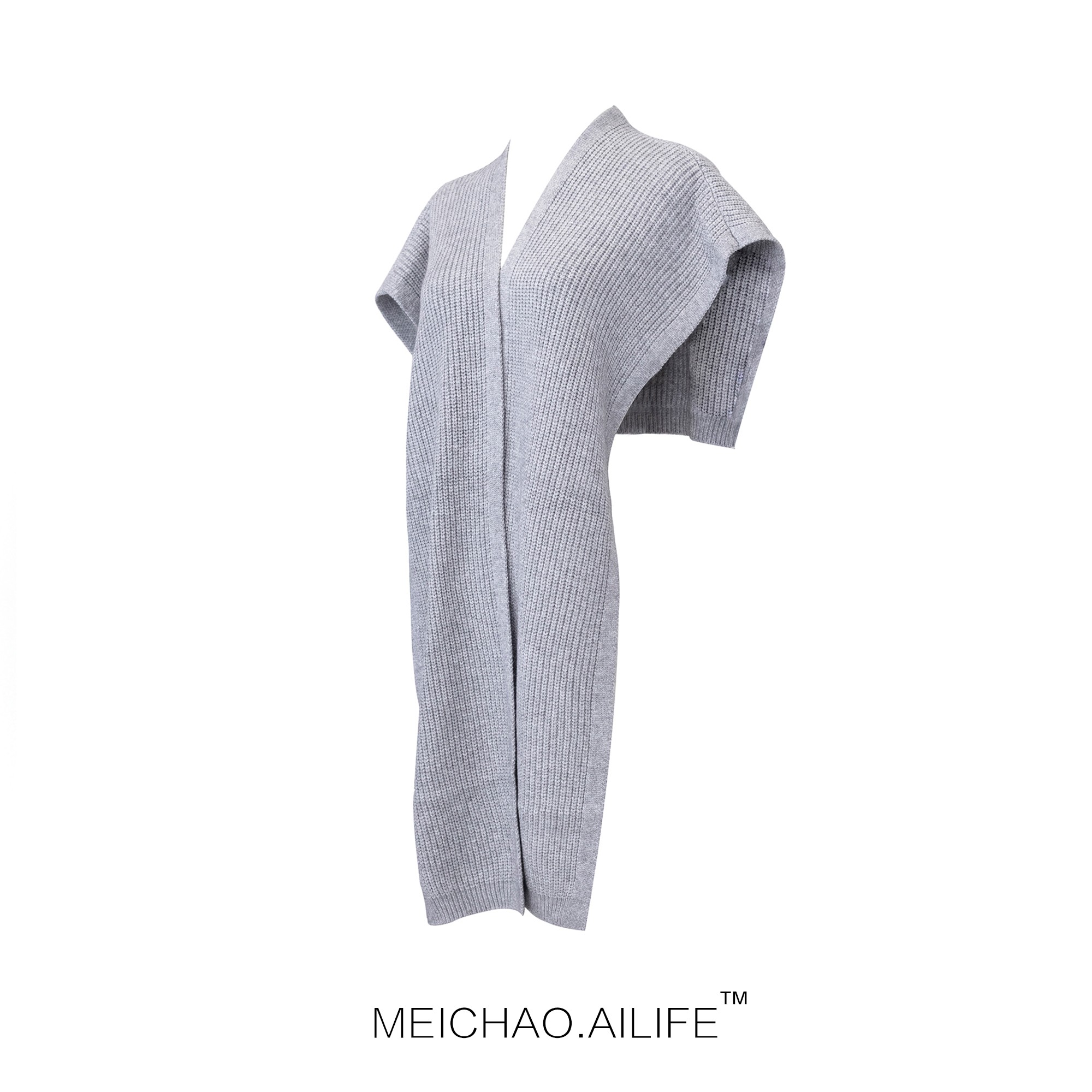 【AILIFE】休闲简约通用气质款针织纯色披肩简约时尚设计SP0053