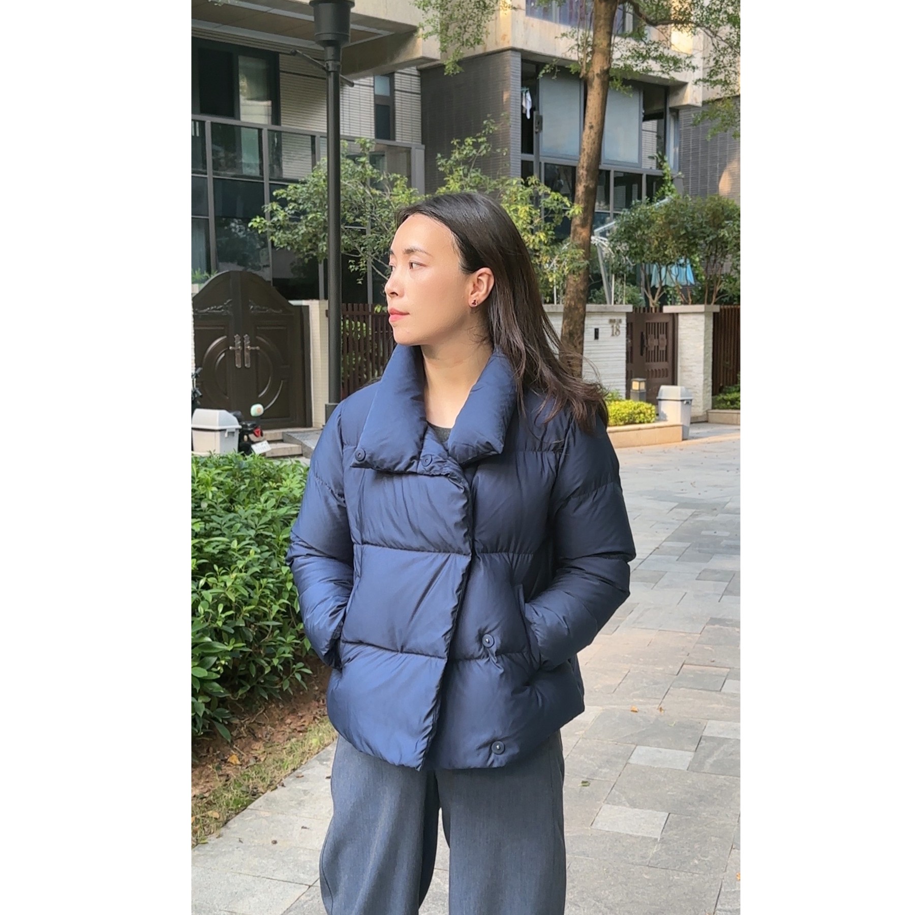 秋冬新款立领短款保暖蓬软轻便羽绒服MA3SYGZ0051