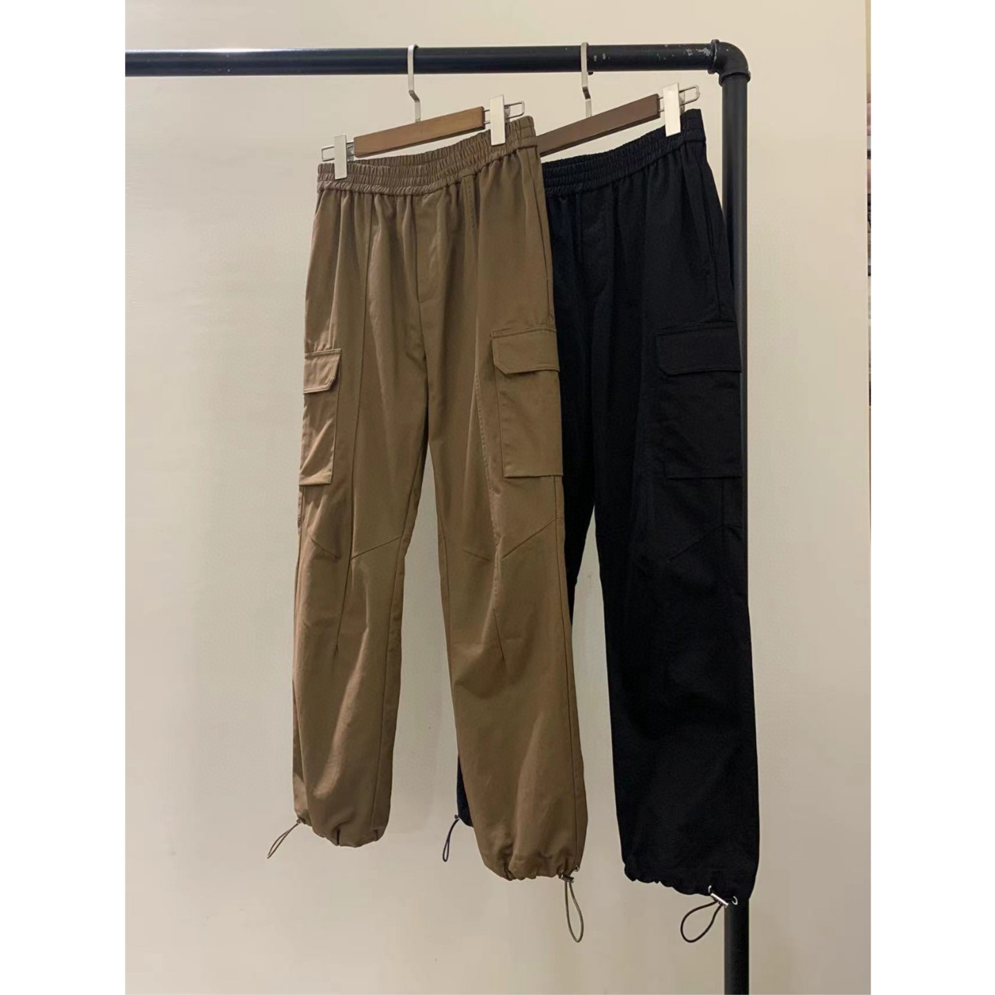 秋冬磨毛抽绳工装休闲裤MA3KZDZ0105