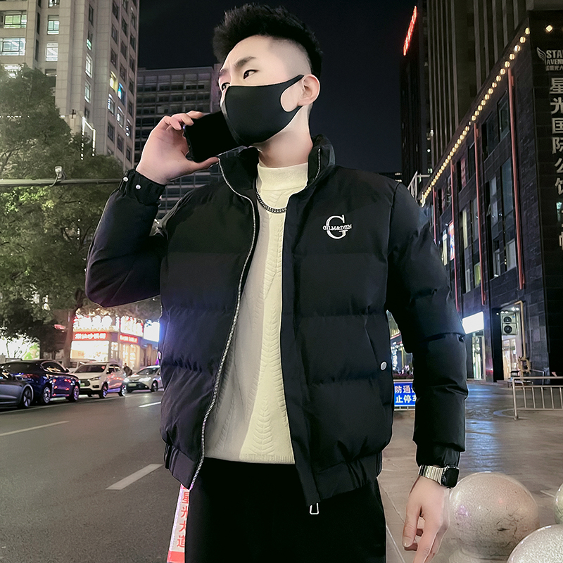 高端刺绣棉服男冬装加厚保暖棉袄子2023新款爆款潮牌短款男装棉衣