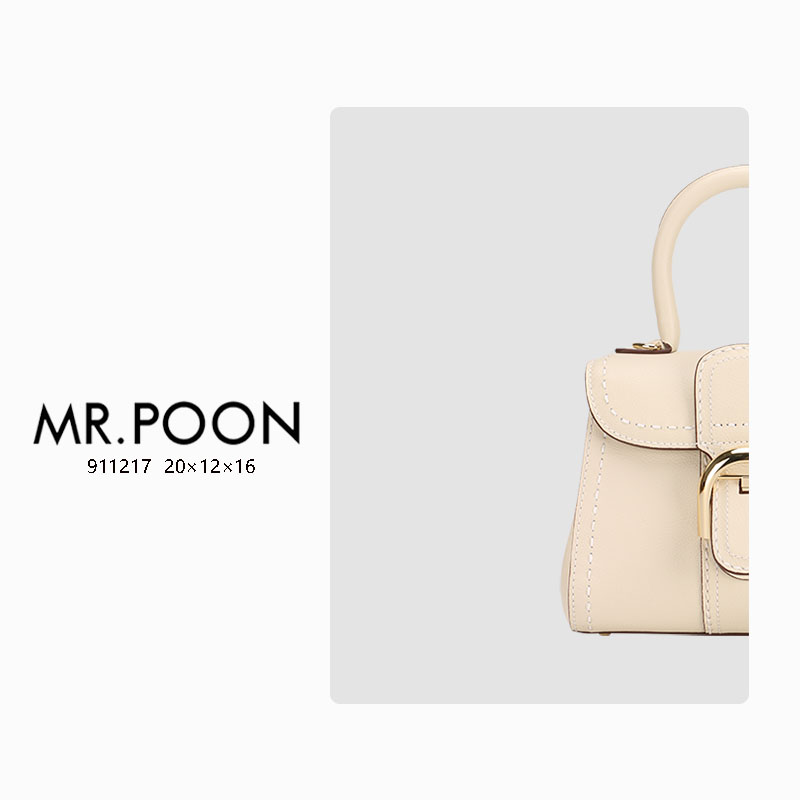 Mr.Poon/潘先生新款冬季时尚单肩包小众百搭女包现货