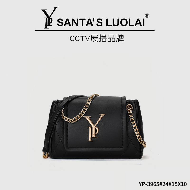 福利 3965 黑 高品质女包 SDLL（长24cm*宽10cm*高15cm）